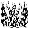 Crafter's Workshop Template 12"X12" - Flames