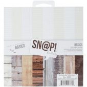 Sn@p! Color Vibe Basics Wood & Notebook
