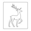 Hjort  - Sizzix Bigz Die By Tim Holtz 5.5"X6" - Prancing Deer