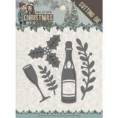 Champagne - Christmas Wishes- Find It Trading Amy Design Die