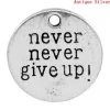Never give up