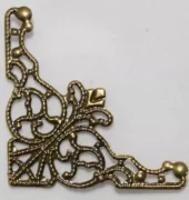 Fancy hjørne bronse