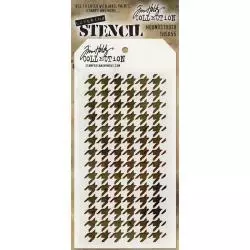 Tim Holtz Layered Stencil - Houndstooth - THS055