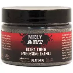 Melt Art Ultra Thick Embossing Enamel 3oz-Platinum