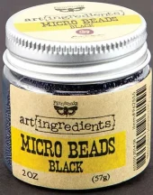 Finnabair Art Ingredients Micro Beads 2oz - Svart