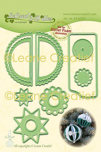 LeCrea - Lea’bilitie Gl. Foam Christm. ball wave cutting die