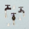 Vintage Water Taps - Prima Marketing Junkyard Findings Metal Trinkets