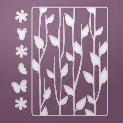 Floral Silhouettes - Ultimate Crafts Background Gallery Die