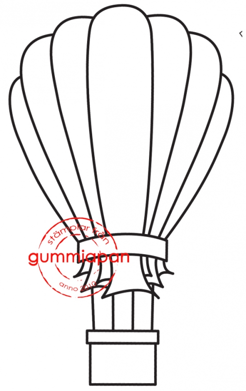 Luftballong dies og stempel