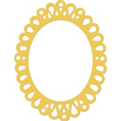 Oval Ornate Frame 4"X3.25"