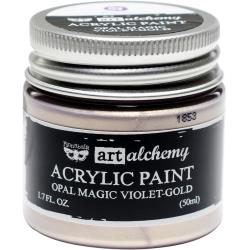 Finnabair Art Alchemy Opal Magic Acrylic Paint Opal Magic Violet/Gold