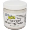 Crafter's Workshop Modeling Paste 8oz-White pearl