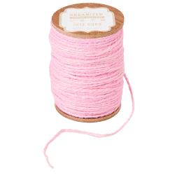 Jute Spool Cord -Light Pink