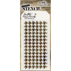 Tim Holtz Layered Stencil - Houndstooth - THS055