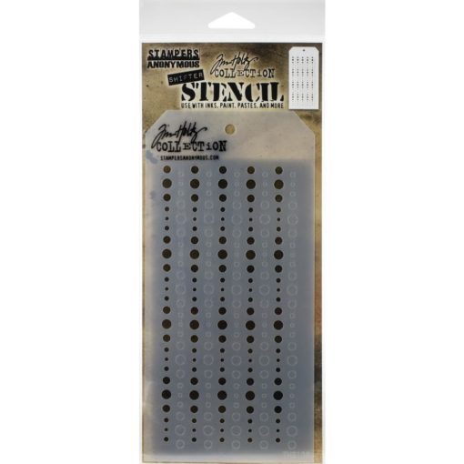 Tim Holtz Layered Stencil - Shifter Baubles - THS 136