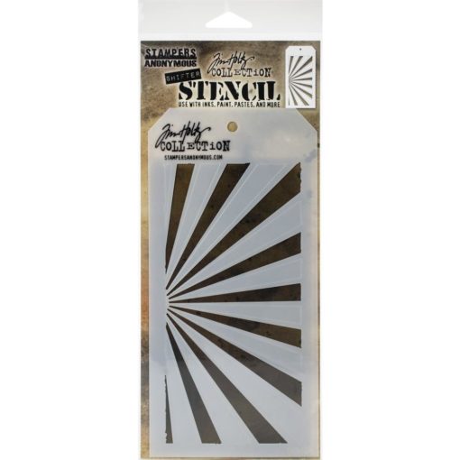 Tim Holtz Layered Stencil - Shifter Rays - THS 126