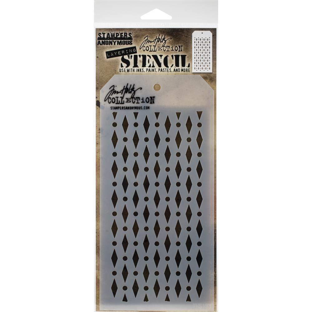 Tim Holtz Layered Stencil - Diamond Dots - Diamond Dots