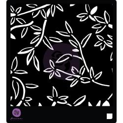 Prima Designer Stencil 6"X6" - Bamboo Leaves