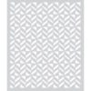 Basic Grey Vivienne Frosted Mylar Stencil -Flag Pattern