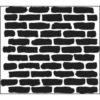 Crafter's Workshop Template 12"X12" - Bricks