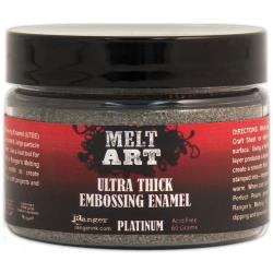 Melt Art Ultra Thick Embossing Enamel 3oz-Platinum