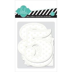 Color Magic Embossed Jumbo Numbers 1.75" 21/Pkg