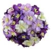 Wild orchids craft - 50 MIXED PURPLE MULBERRY PAPER APPLE BLOSSOM