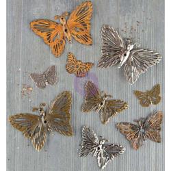 Grungy Butterflies - Finnabair Mechanicals Metal Embellishments