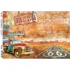 Route 66, Collateral Rust - Ciao Bella Rice Paper Sheet A4 5/Pkg