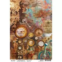 Collateral Rust - Ciao Bella Rice Paper Sheet A4