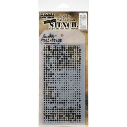 Halftone -Layered- Tim Holtz Layered Stencil 4.125"X8.5"