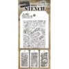 Tim Holtz - Mini Stencil Set #47