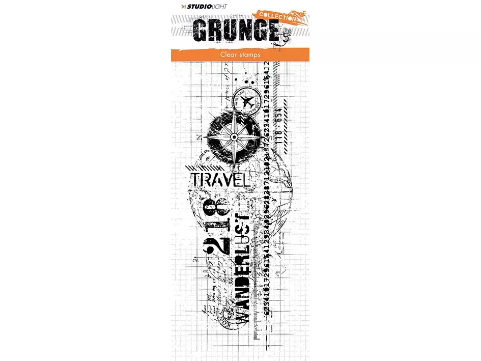 Studio Light Clearstamp 297x105mm Grunge