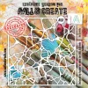 Aall&Create - 6 x 6 Stencil  - #68 - Ice Cracks