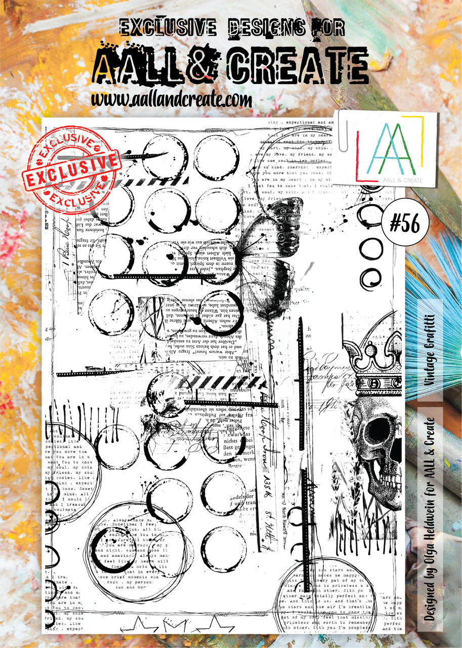 Aall&Create - #56 - A4 - Vintage Grafitti