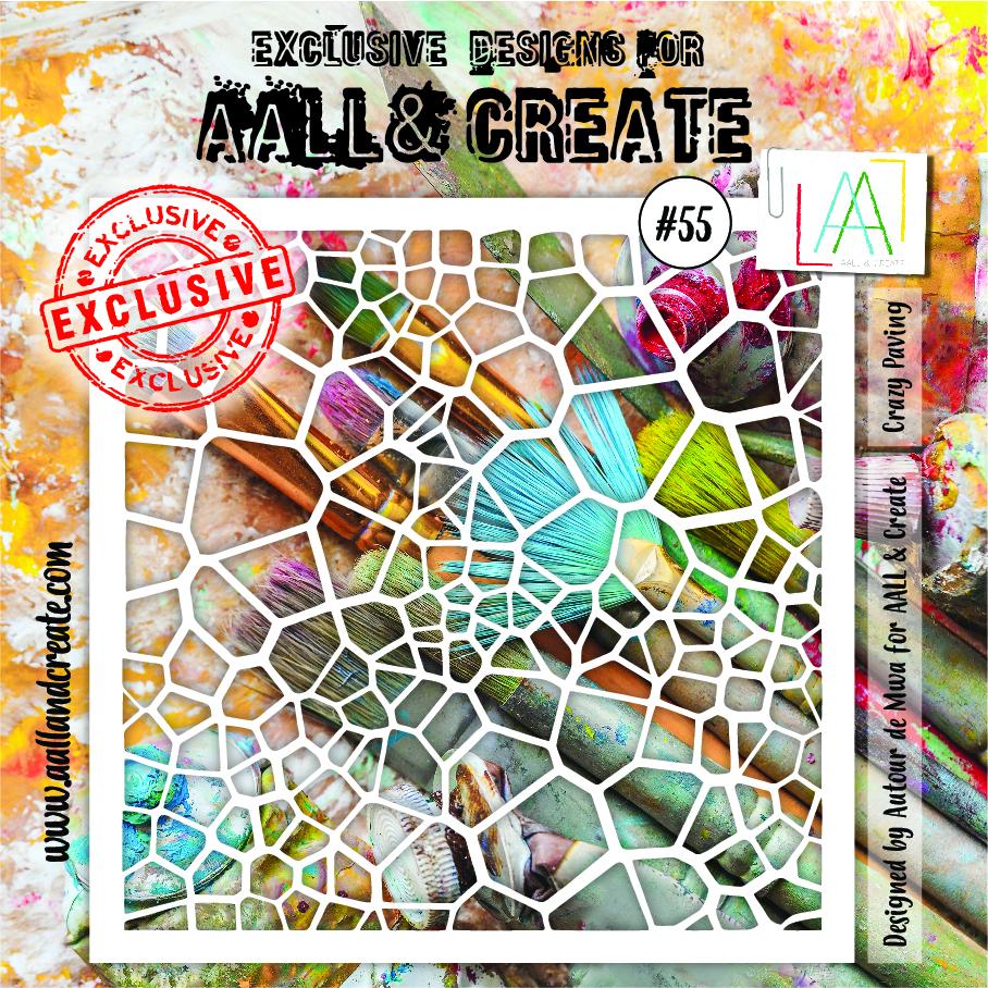 Aall&Create - 6 x 6 - #55 - Crazy Paving