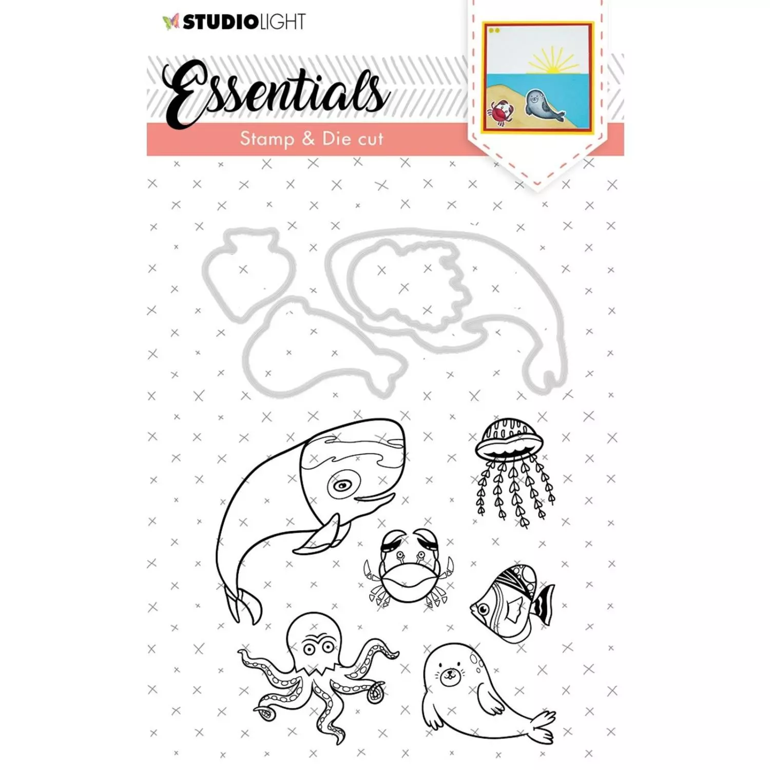 Studio Light • Stamp & die cut - A6 - Essentials nr.31