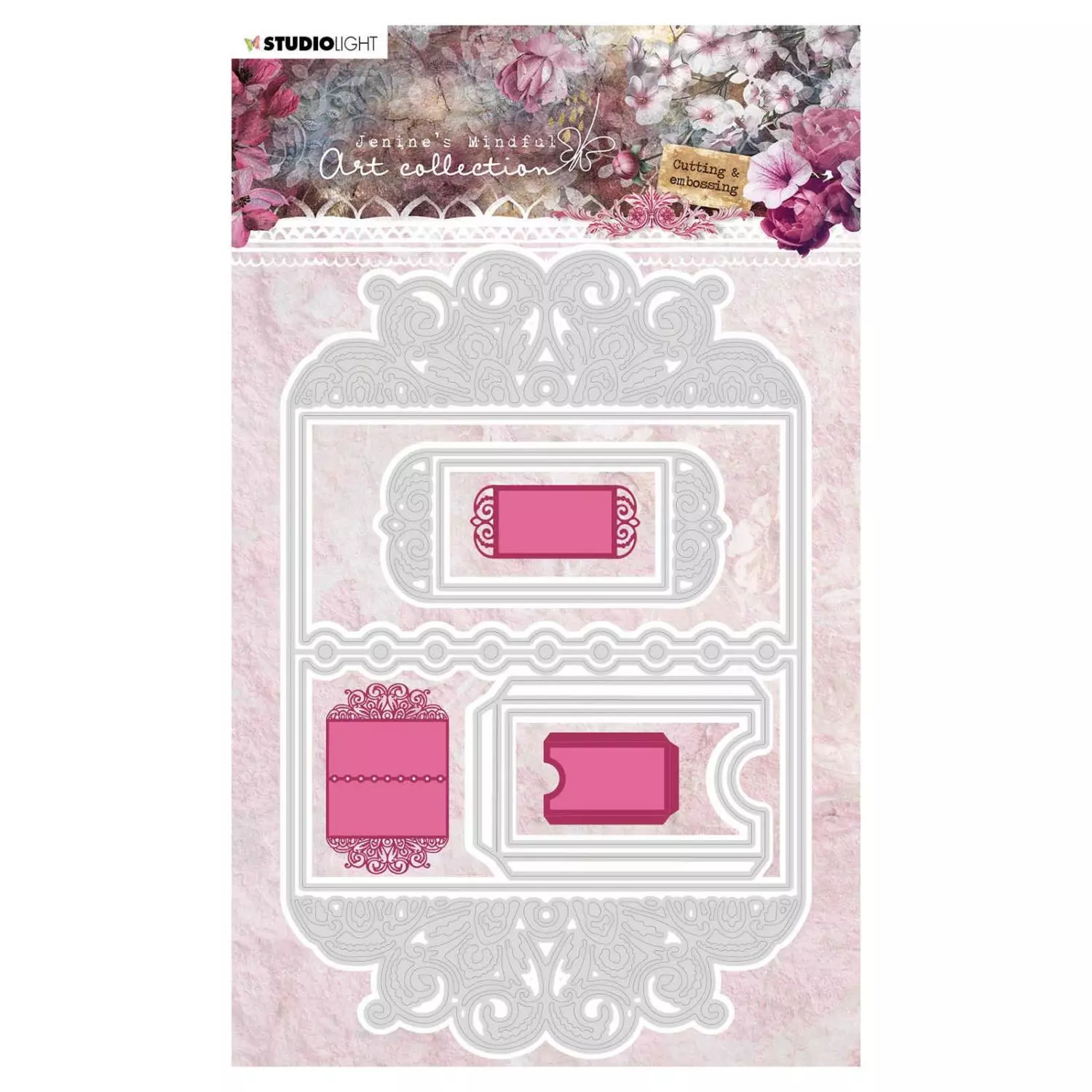 Jenine's mindful art - nr.08 - Cutting die - Studio light
