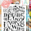 Bold Alphas #336 - A6 STAMPS - AAll&create