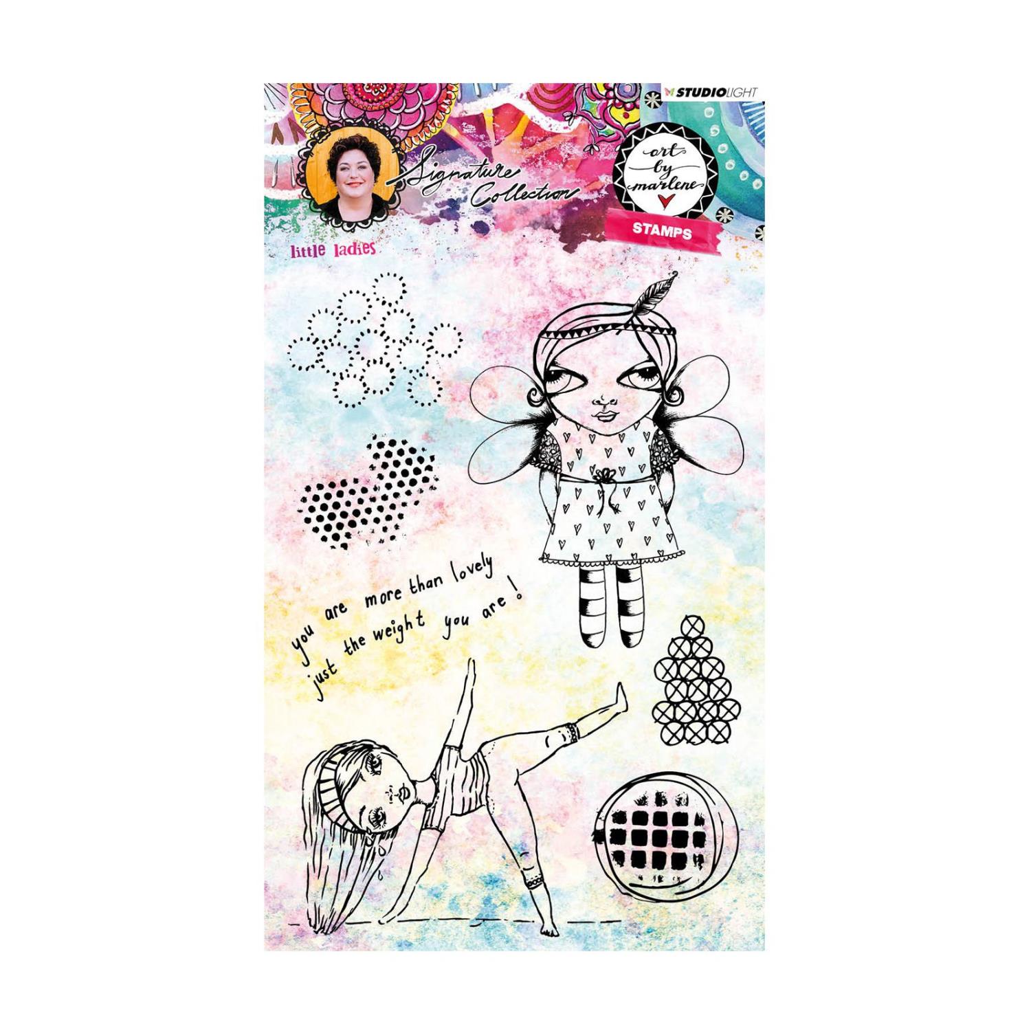 Art By Marlene - Clear stamp - Little ladies