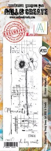 Aall & Create -Hower Moments #233 - BORDER STAMP