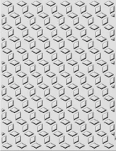 Embossing folder - 3D - tumbling blocks