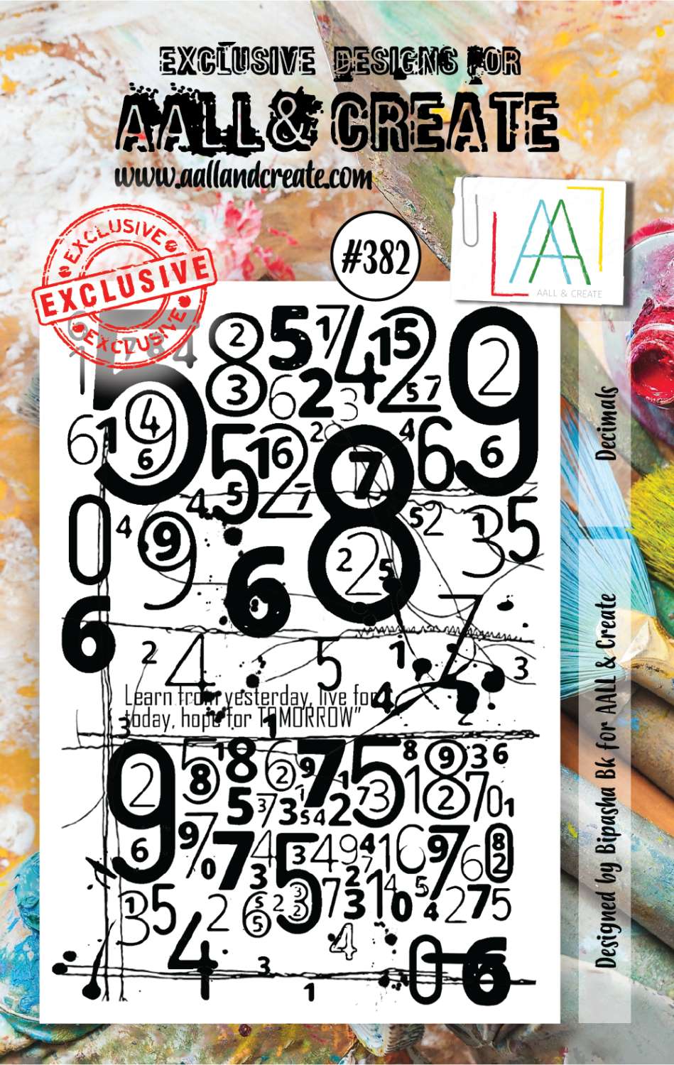 AAll&Create - Decimals - #382- A7 STAMP -