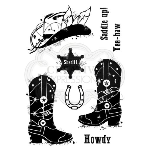 Howdy cowboy - Clear stamp set