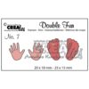 Crealies Double Fun cutting die no.7