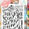 AAll & Create - Mirrored Alphas #337 - A6 STAMPS - AAll&Create