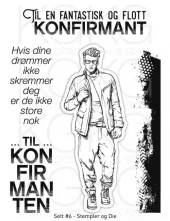 Stempler og Die 6 Konfirmant gutt