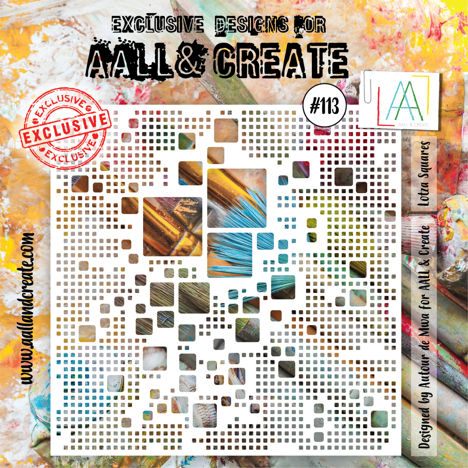 Aall&Create - 6 x 6 - #113 - Lotza Squares