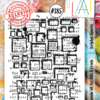 Aall&Create - #385- A6 STAMP - Scripted Squares