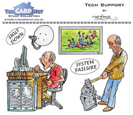 Tech Support -Clear Stamps